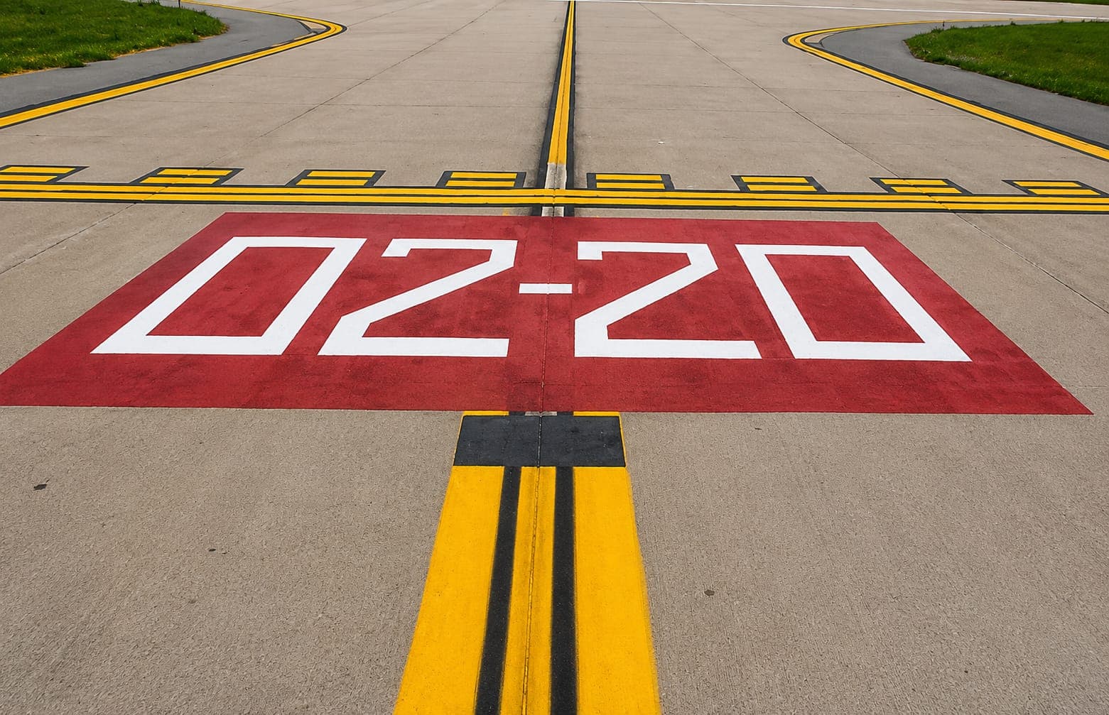 Marca de identificación de la pista (Aeropuerto Internacional de Valle del Conlara - San Luis)