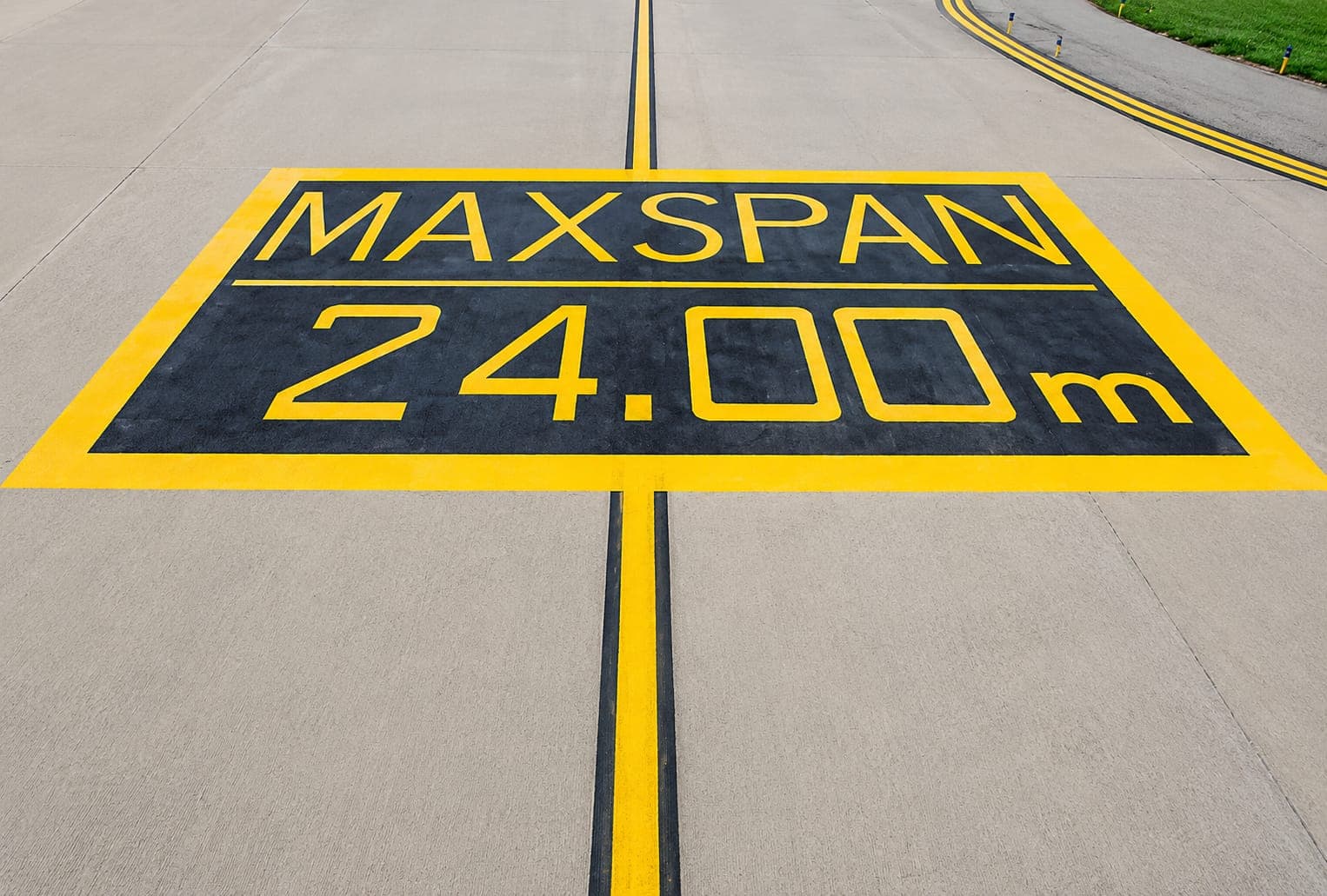 Marca de resistencia del pavimento (Aeropuerto Internacional de Valle del Conlara - San Luis)